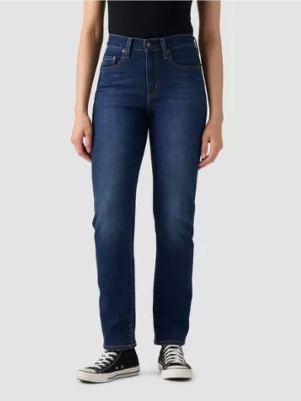 Levi's® Women's 724 High-Rise Straight Leg Jeans | Chelsea Carbon Glow | SIZE 16